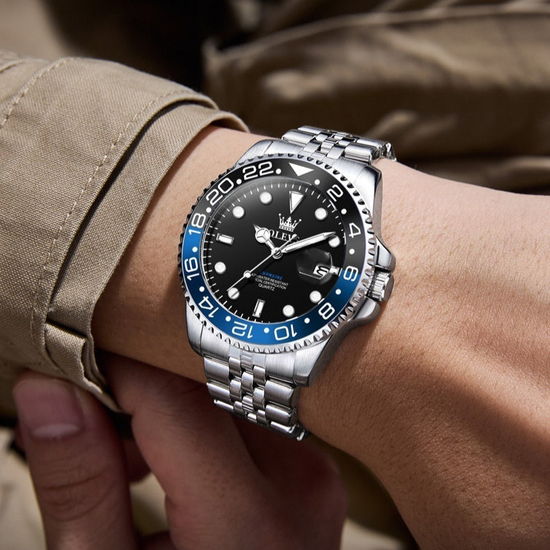 Trendy Ring Size Luminous Waterproof Ghost Quartz Watch