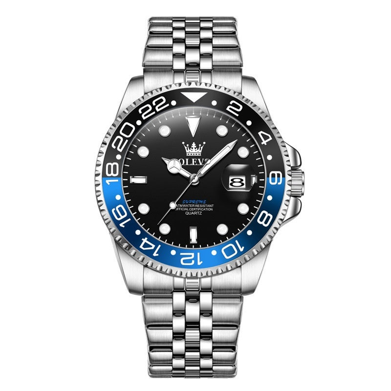 Trendy Ring Size Luminous Waterproof Ghost Quartz Watch